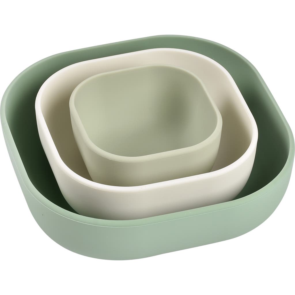 3-Piece Beaba Mealtime Nesting Bowls in Sage  product