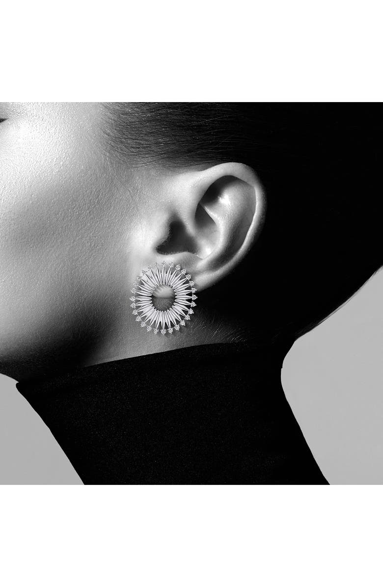 Hueb Diamond Frontal Earrings, Alternate, color, 