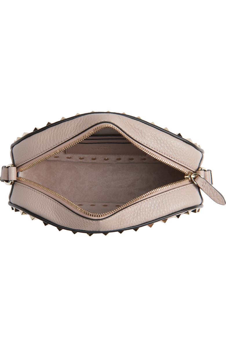 Valentino Garavani Rockstud Crossbody Camera Bag, Alternate, color, Poudre