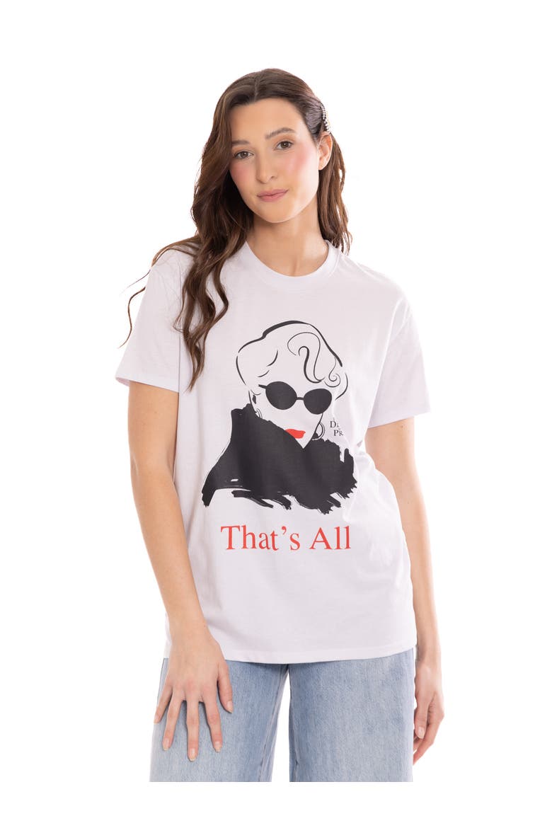 Miranda Priestly Short Sleeve T-Shirt, Main, color, Miranda Priestly Lilac