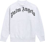 Palm Angels Kids' Classic Curved Logo Sweatshirt