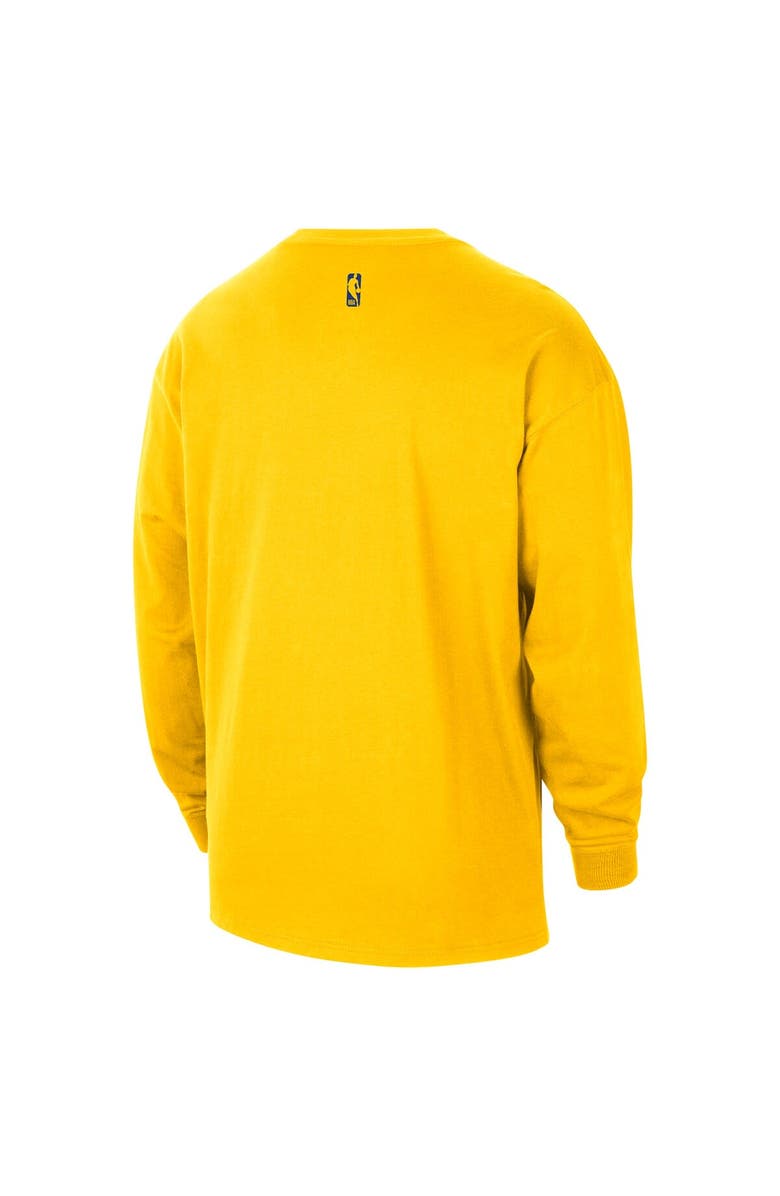 Jordan Brand Men's Jordan Brand  Yellow Charlotte Hornets 2025/26 City Edition Remix Essential Logo Long Sleeve T-Shirt, Alternate, color, Yellow