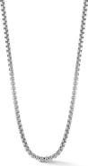 Yield of Men Men's 5mm Round Box Chain Necklace