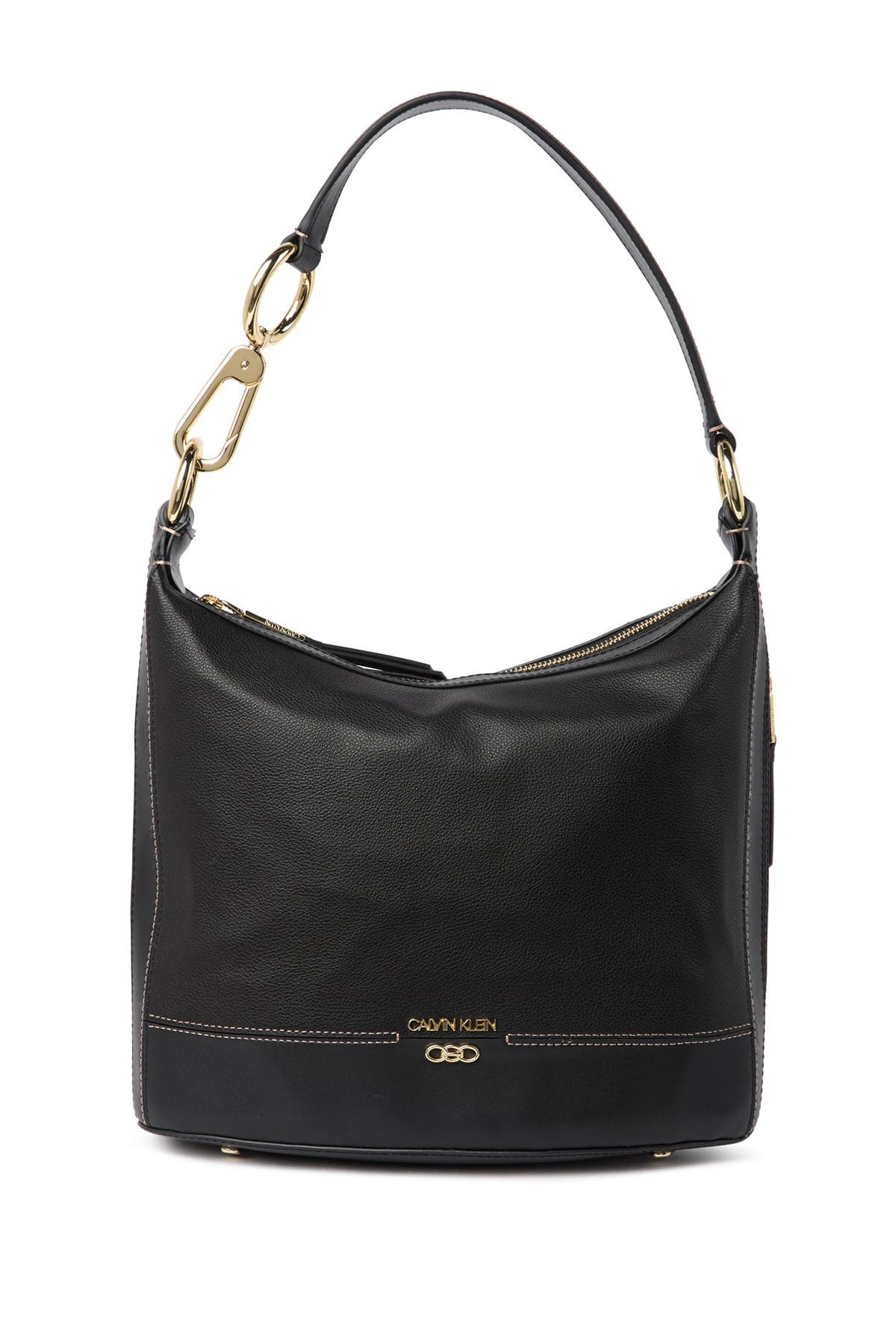 Calvin Klein Sophia Micro Pebble Leather Hobo Shoulder Bag, Alternate, color, 