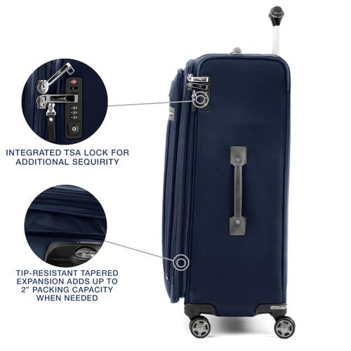 Travelpro Platinum Elite Softside Expandable Large 29-inch Checked Luggage In Dark Blue