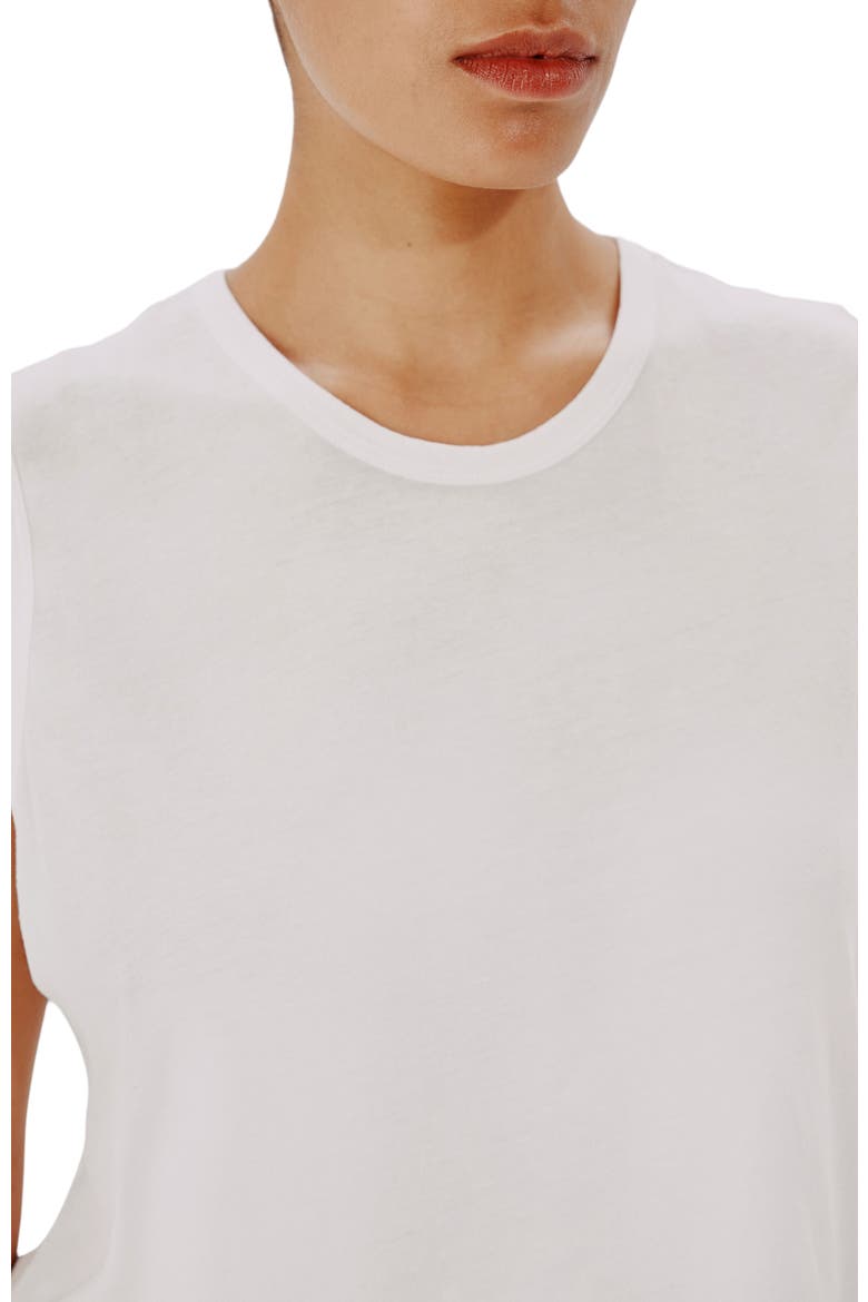 SLEEVELESS TEE, Alternate, color, WHITE