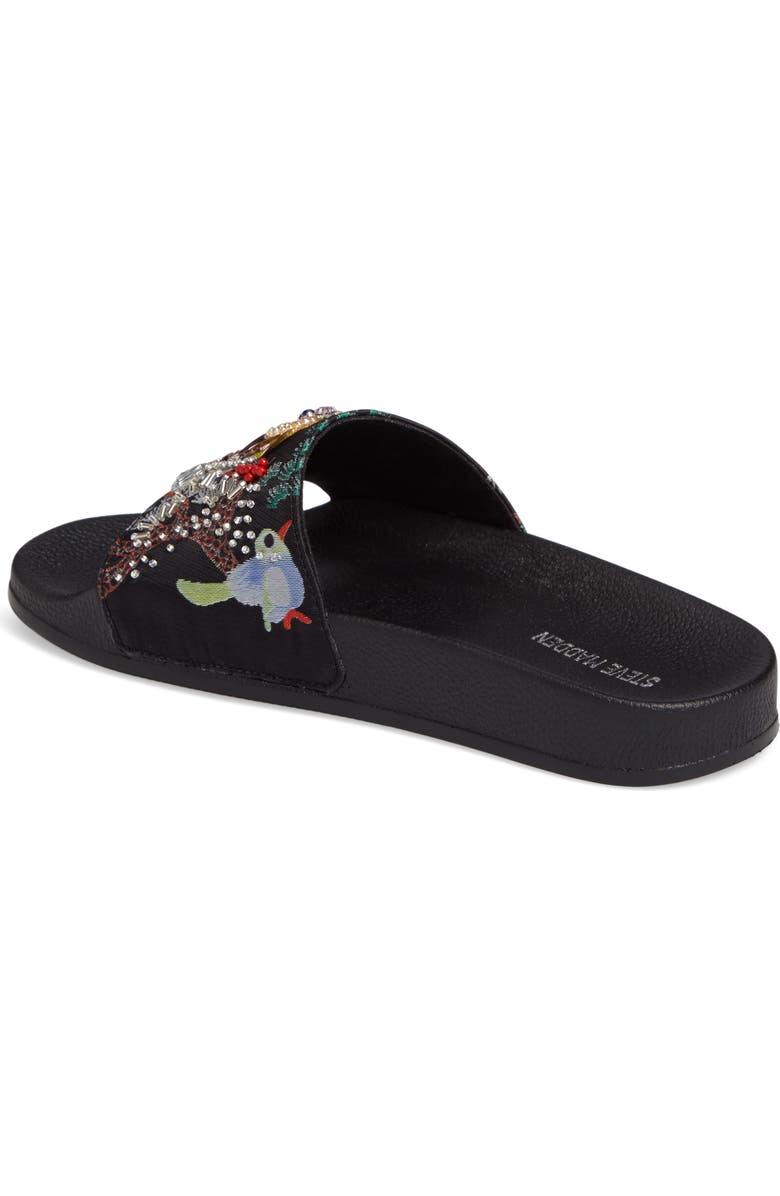 Steve Madden Sparkly Slide Sandal, Alternate, color,