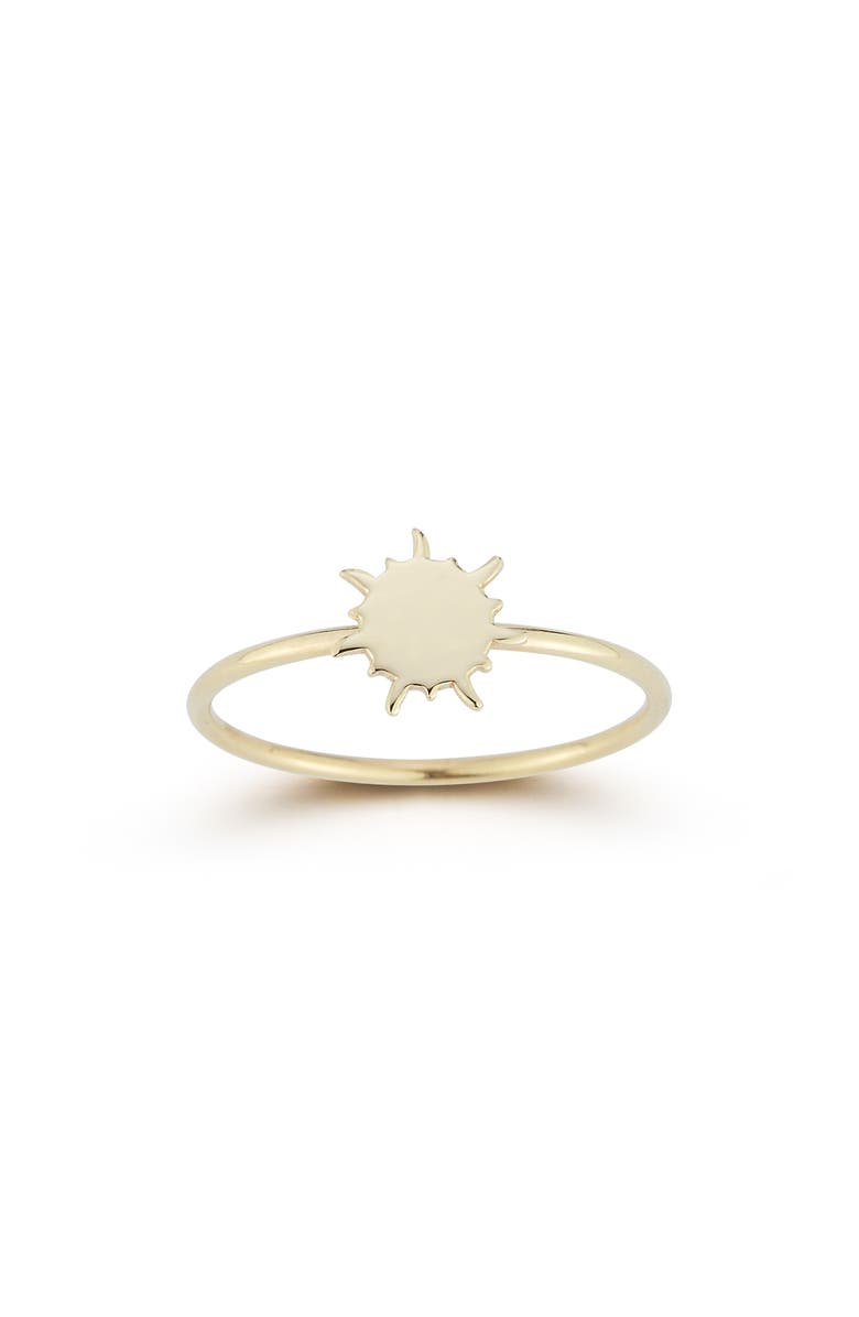 Ember Fine Jewelry Sun Ring, Main, color, Gold