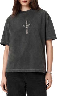 AllSaints Knox Etta Cotton Graphic T-Shirt