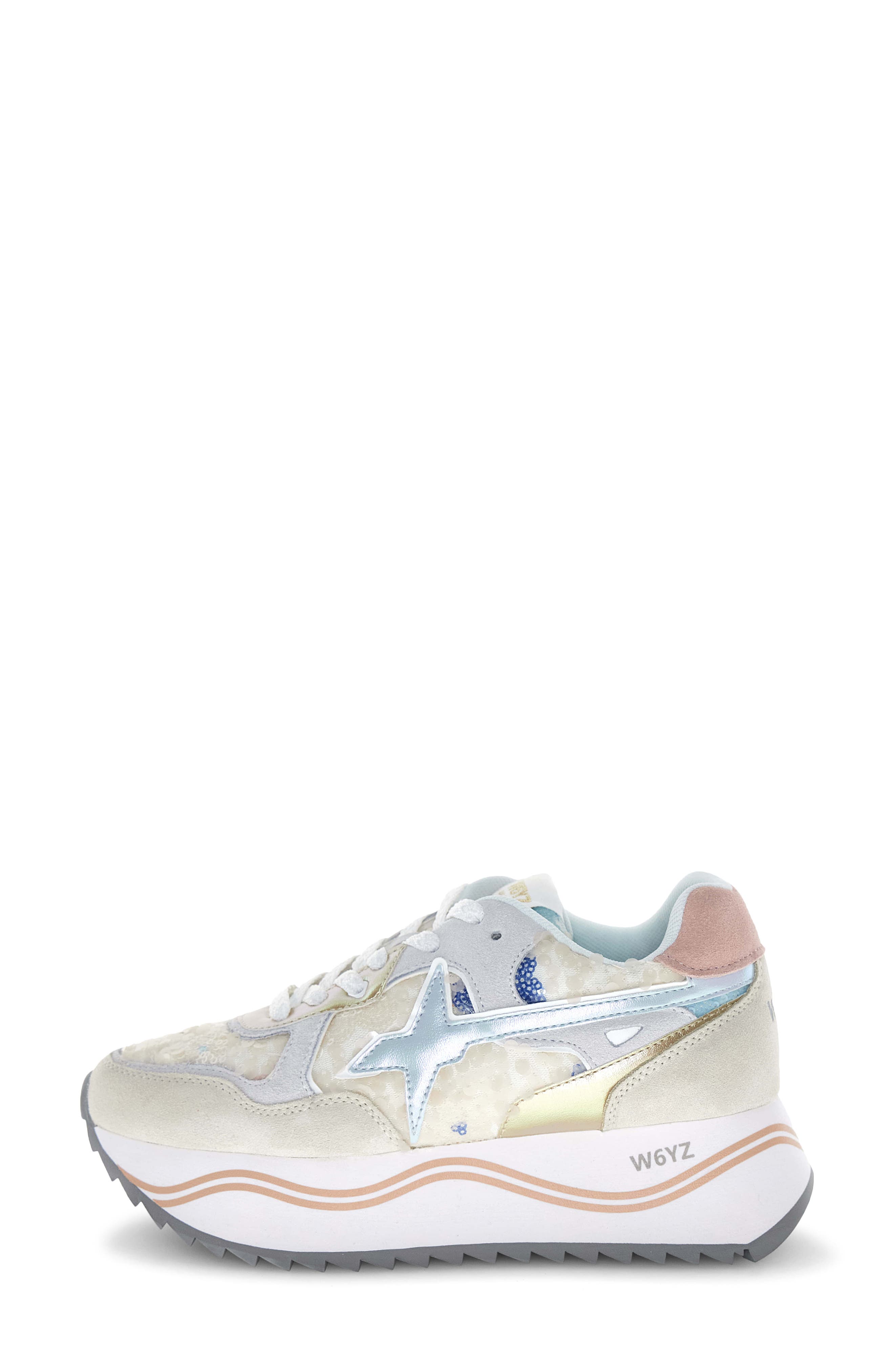 Deva Sneaker, Alternate, color, WHITE MULTI