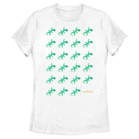 Women's Hoppers Tom Lizard Icon Grid  Graphic T-Shirt