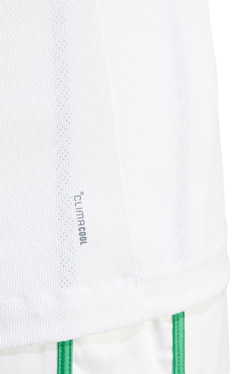 adidas Jacquard V-Neck Tank, Alternate, color, White