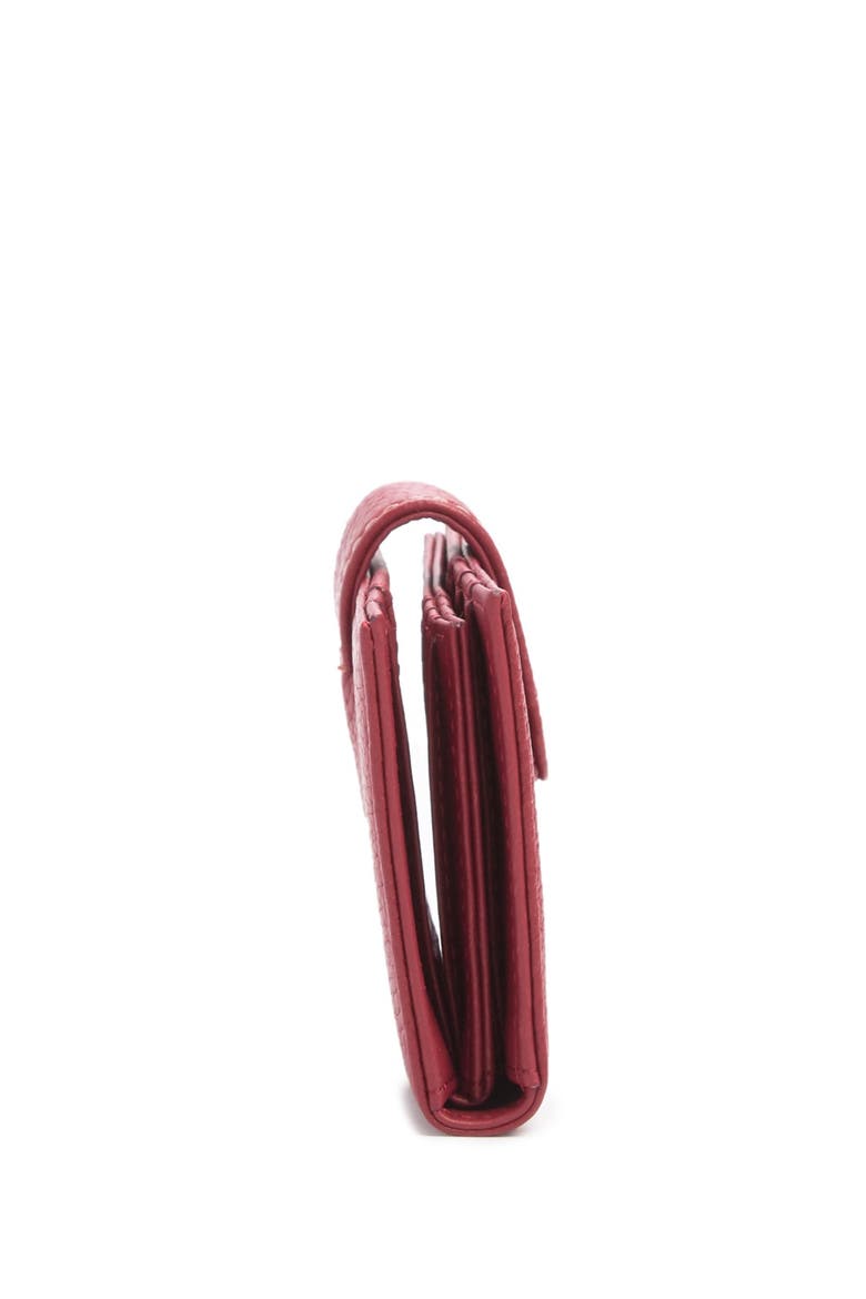Leather RFID Bifold Wallet, Alternate, color, 05N-RED