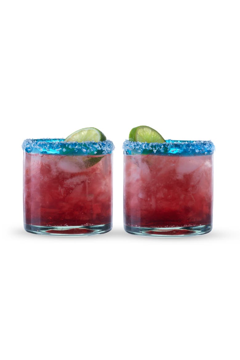 Segunda Vida Primavera Recycled Short Tumblers Set of 2, Main, color, Clear