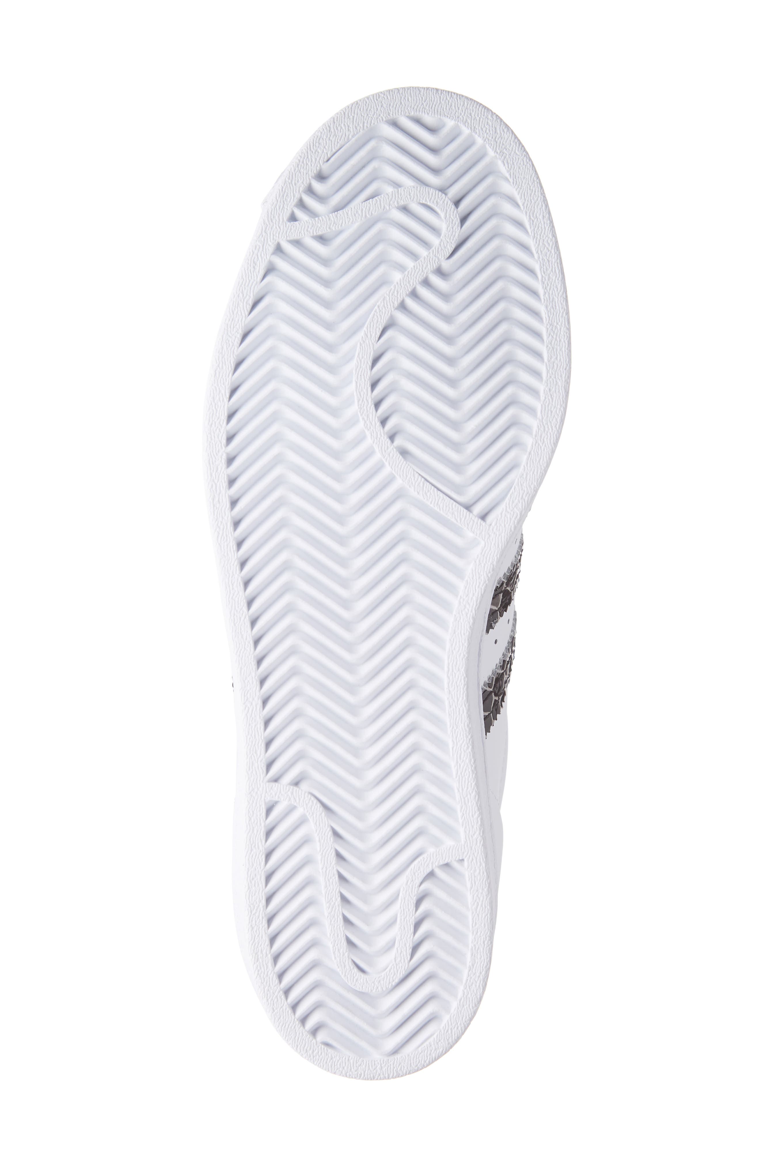 adidas Superstar Faux Snakeskin Sneaker, Alternate, color, 