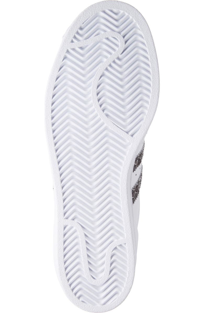 adidas Superstar Faux Snakeskin Sneaker, Alternate, color,