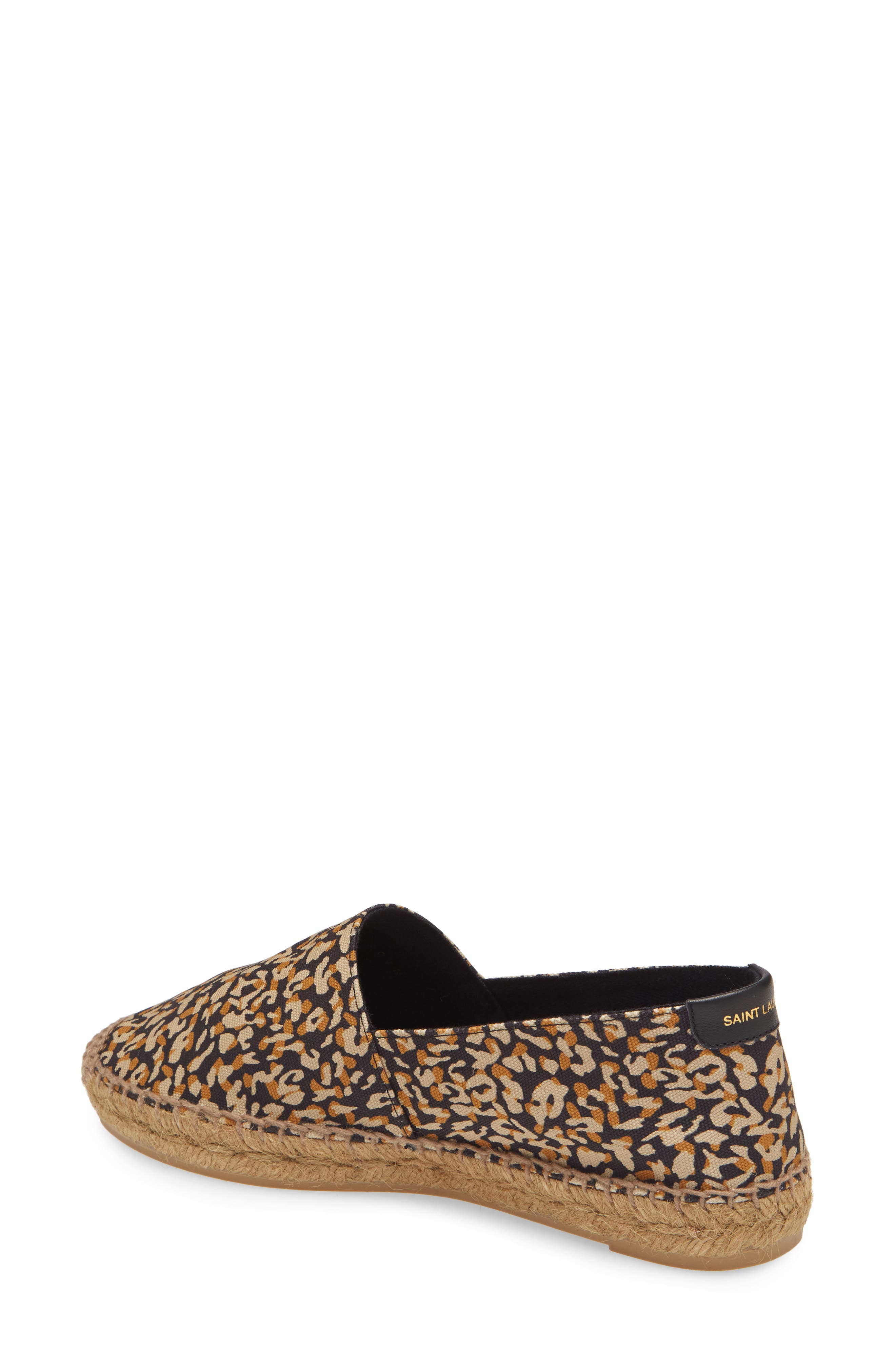 Saint Laurent Monogramme Espadrille Flat, Alternate, color, 