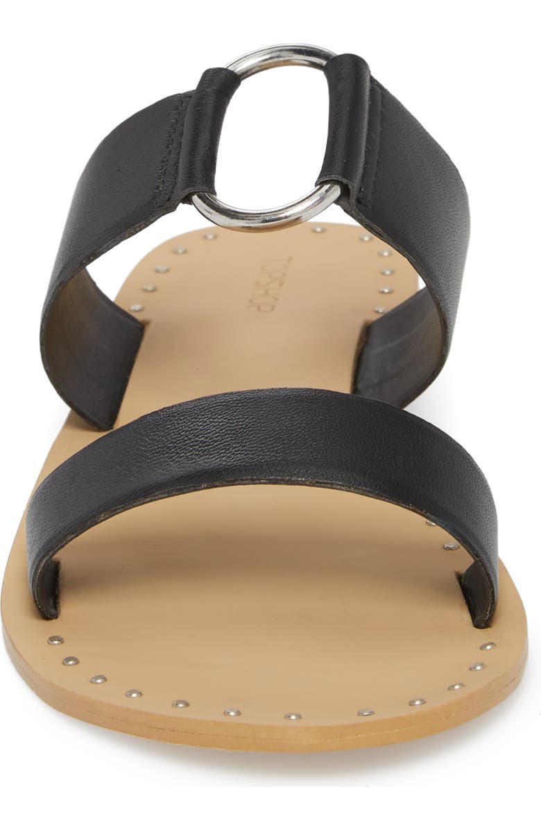 Topshop Hooray Ring Slide Sandal, Alternate, color,