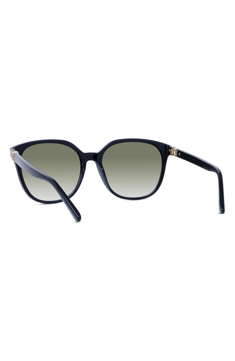 DIOR 30Montaignemini SI 58mm Round Sunglasses, Alternate, color, Black/ Grey