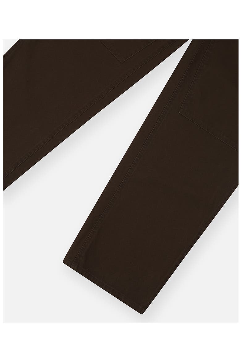 Script Logo Cotton Canvas Carpenter Pants, Alternate, color, BROWN