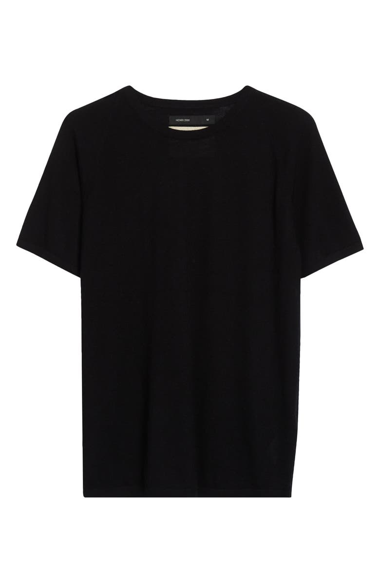 FRENCKENBERGER Normal Cashmere T-Shirt, Alternate, color, Black