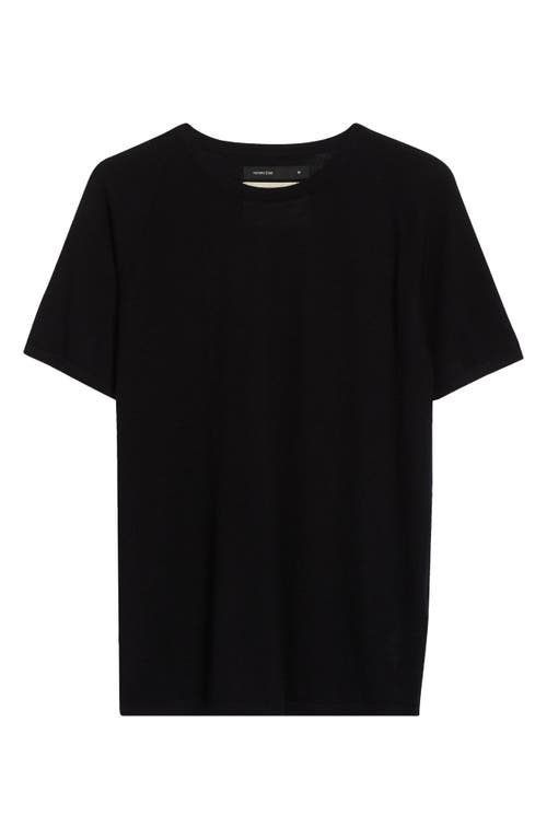 Frenckenberger Normal Cashmere T-shirt In Blue