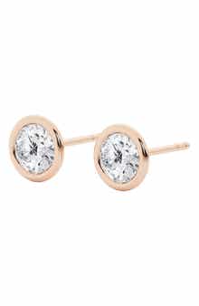 Badgley Mischka Collection Round Cut Lab Created Diamond Stud Earrings - 1.0ctw