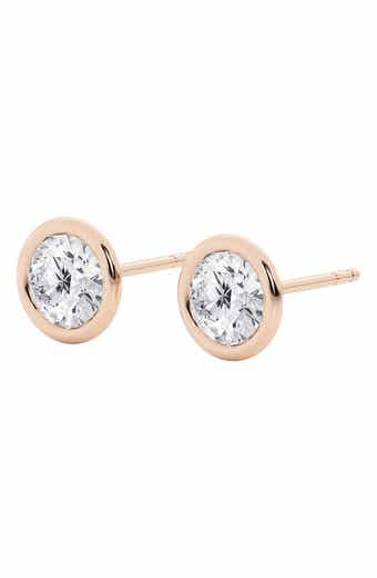 Badgley Mischka Collection Round Cut Lab Created Diamond Stud Earrings - 1.0ctw
