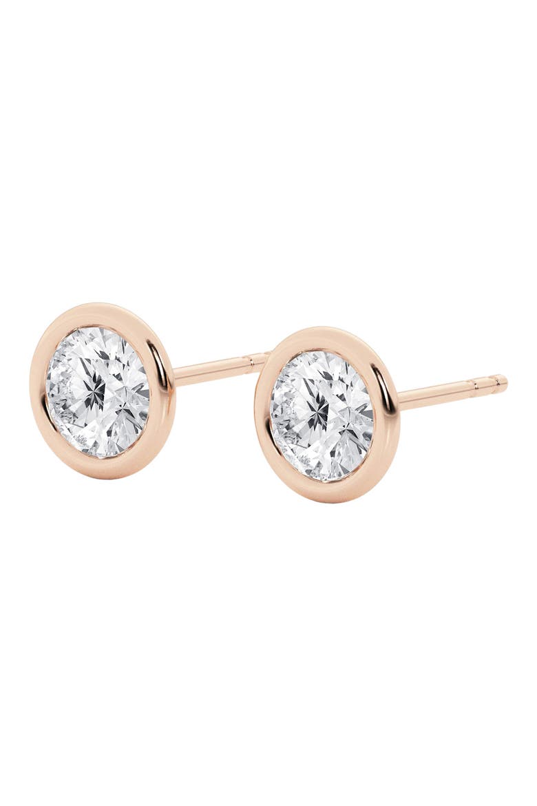 Round Cut Lab Created Diamond Stud Earrings - 1.0ctw video