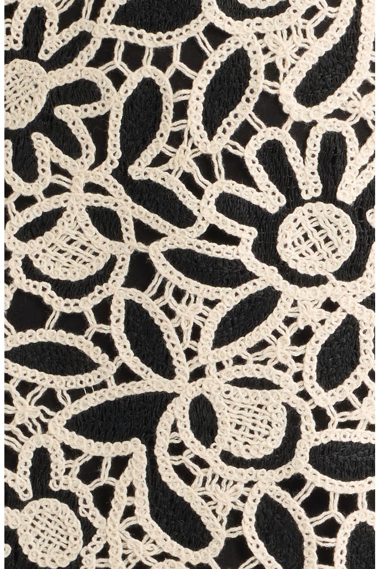 Charla Embroidered Dress, Alternate, color, COCONUT BLUSHING BLOOMS