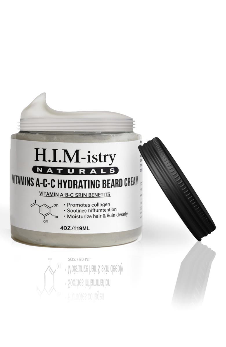 HIMistry Naturals Vitamins A-C-C Hydrating Beard Cream, Alternate, color,