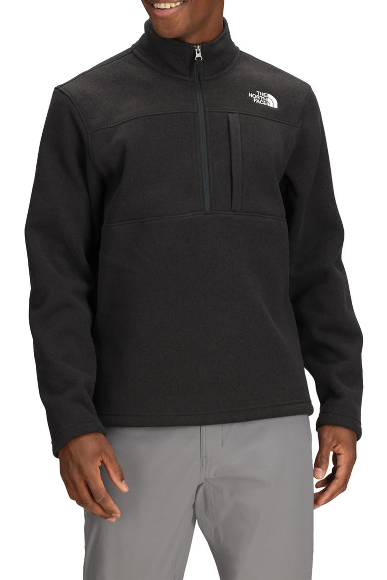 Gordon Lyons Half Zip Fleece Pullover, Main, color, TNF BLACK HEATHER
