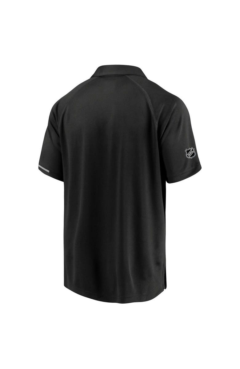 FANATICS Men's Fanatics Branded Black Los Angeles Kings Authentic Pro Rinkside Polo, Alternate, color, Black