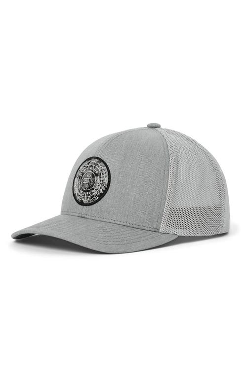 Travismathew The Patch Floral Baseball Cap In Heather Grey