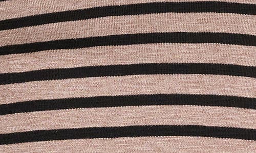 Nzt By Nic+zoe Stripe Long Sleeve Henley T-shirt In Multi
