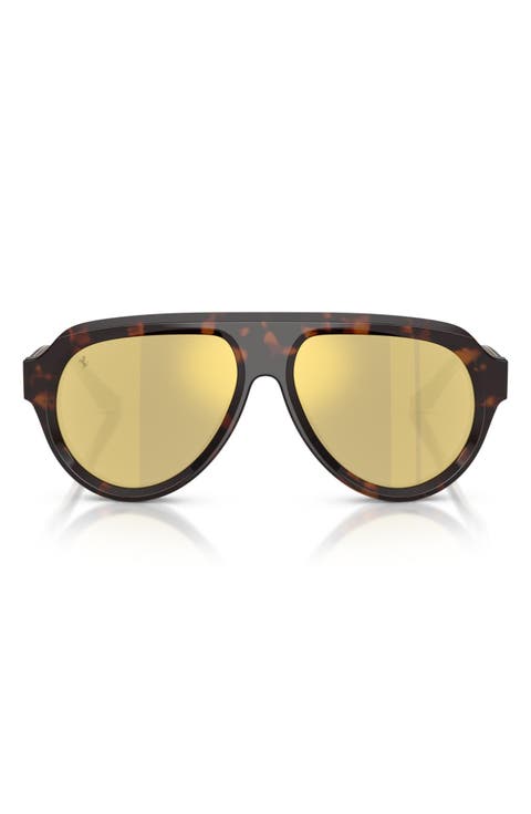 56mm Pilot Sunglasses