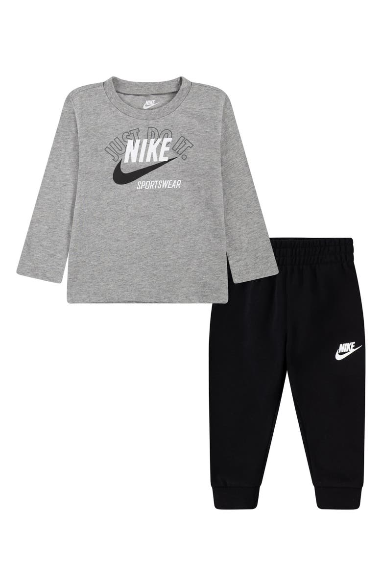 Nike Retro Long Sleeve T-Shirt & Joggers Set, Main, color,