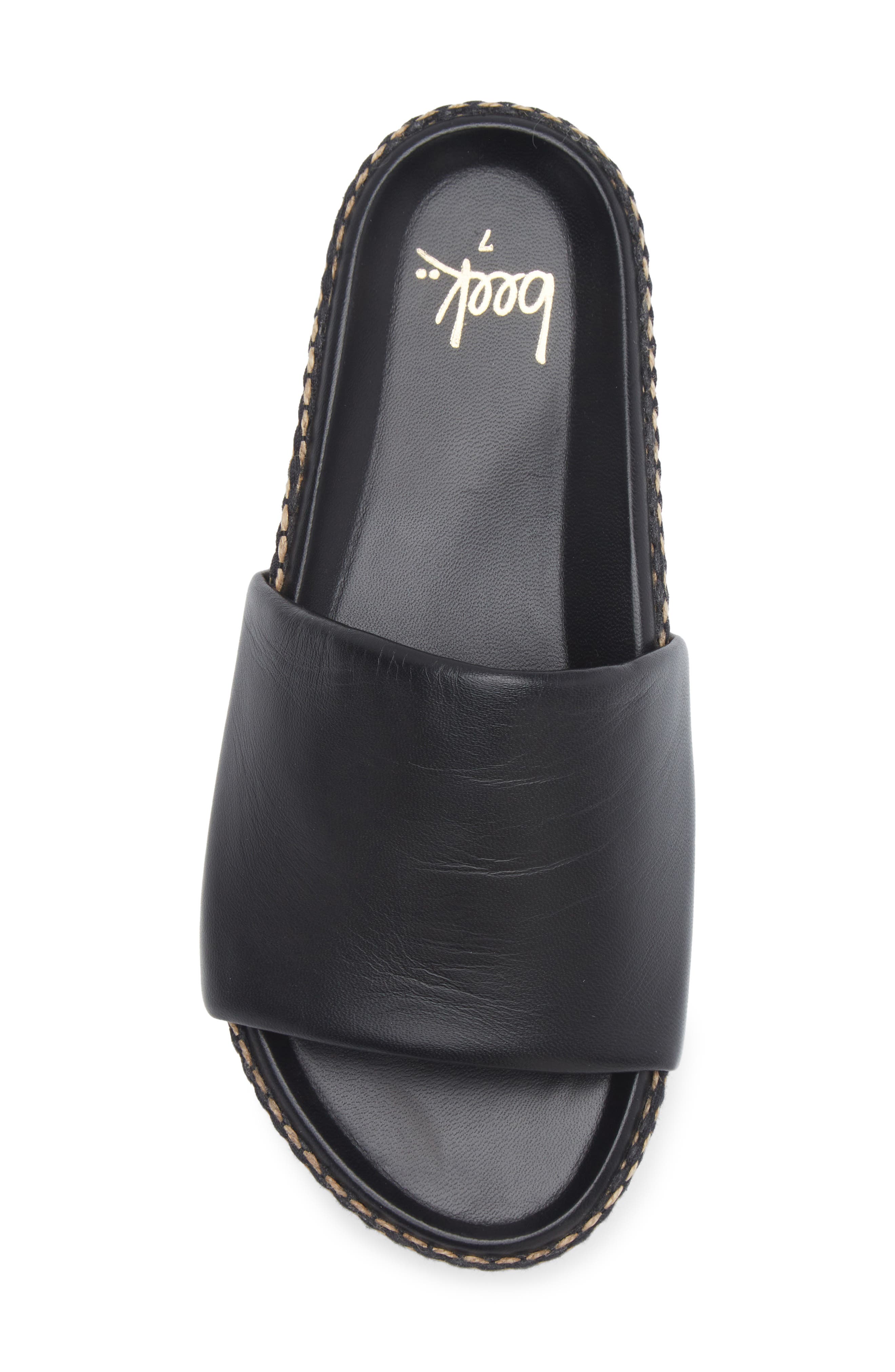Albatross Platform Sandal, Alternate, color, BLACK