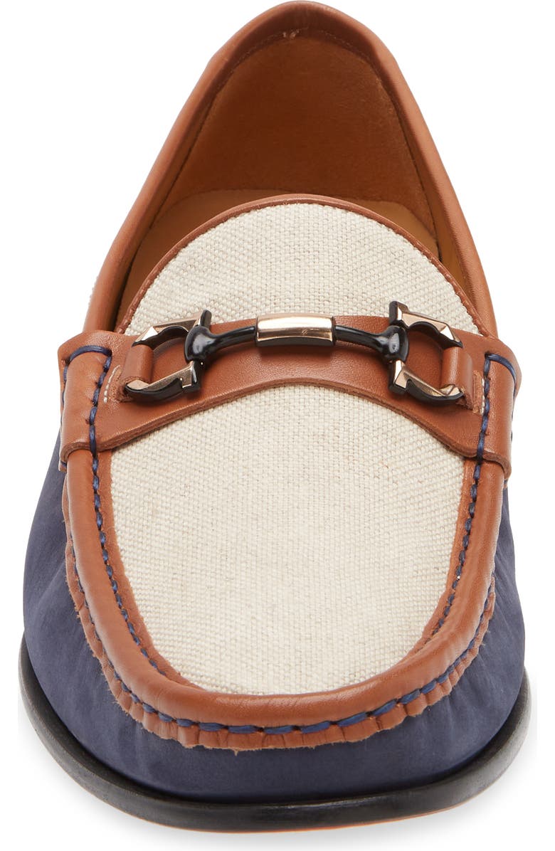 Mezlan Kheanill Moc Toe Bit Loafer, Alternate, color, Blue Multi