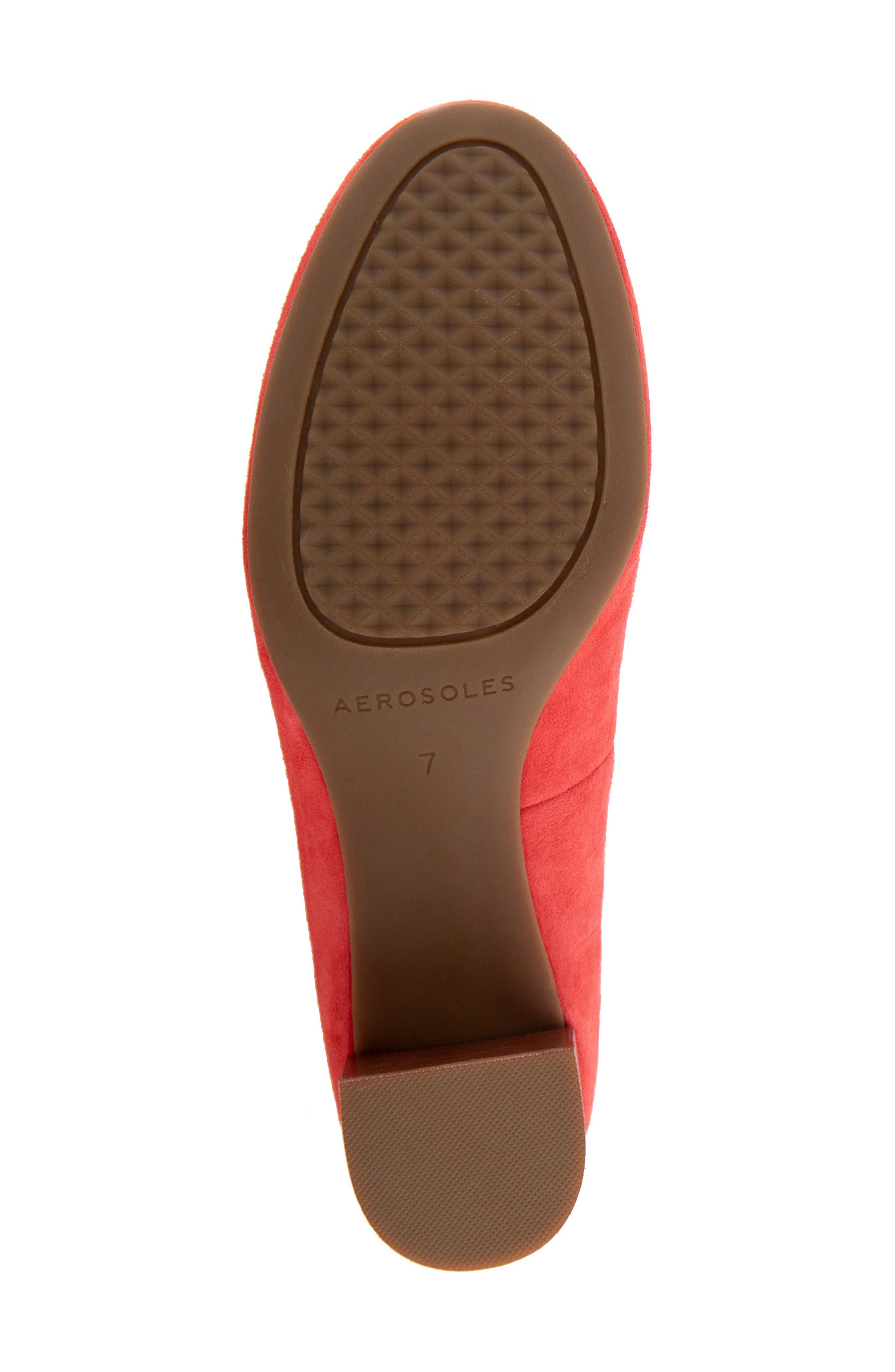Aerosoles Ebel Block Heel Pump - Wide Width Available, Alternate, color, Coral Suede