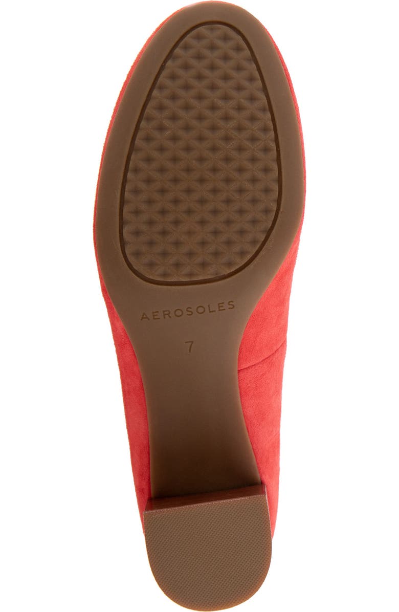 Aerosoles Ebel Block Heel Pump - Wide Width Available, Alternate, color, Coral Suede