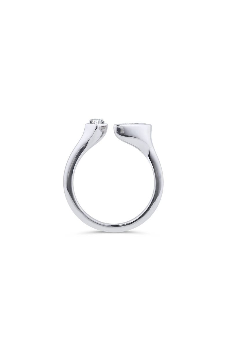 Seed2Stone Perfect-Pear Horseshoe Ring, Alternate, color, Silver
