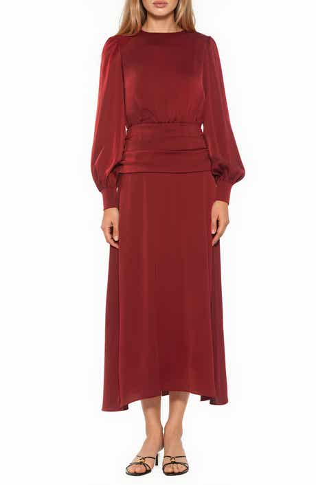 Maeve Long Sleeve Midi Dress