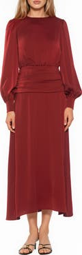 Alexia Admor Maeve Long Sleeve Midi Dress