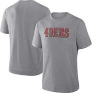 FANATICS Men's Fanatics Heather Gray San Francisco 49ers Pass Rush Tri-Blend T-Shirt