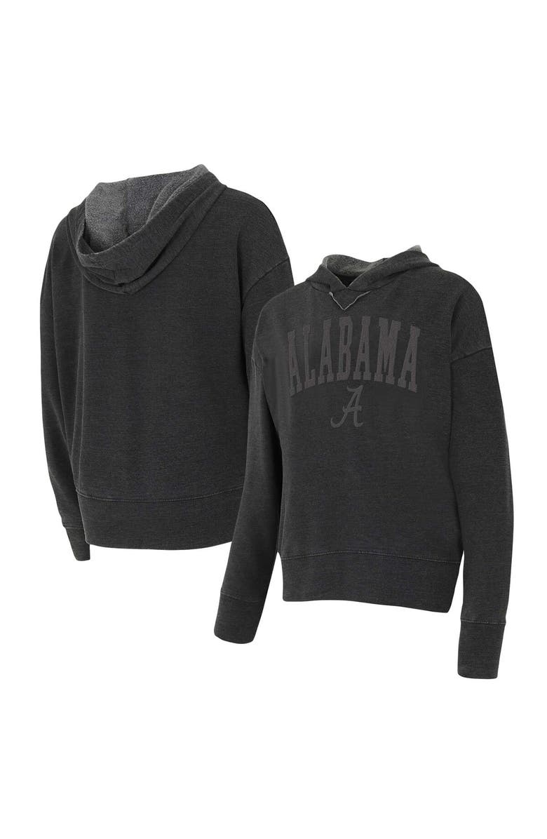 CONCEPTS SPORT Women's Concepts Sport Charcoal Alabama Crimson Tide Volley Long Sleeve Hoodie T-Shirt, Main, color, Charcoal