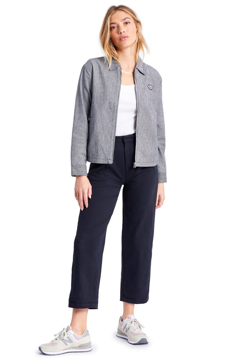 Brixton Victory High Waist Wide Leg Ankle Pants, Alternate, color, 