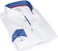 LEVINAS Contemporary Fit Modern Business Dress Shirt