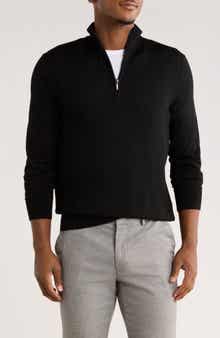 Brooks Brothers Swift Merino Wool Half Zip Pullover