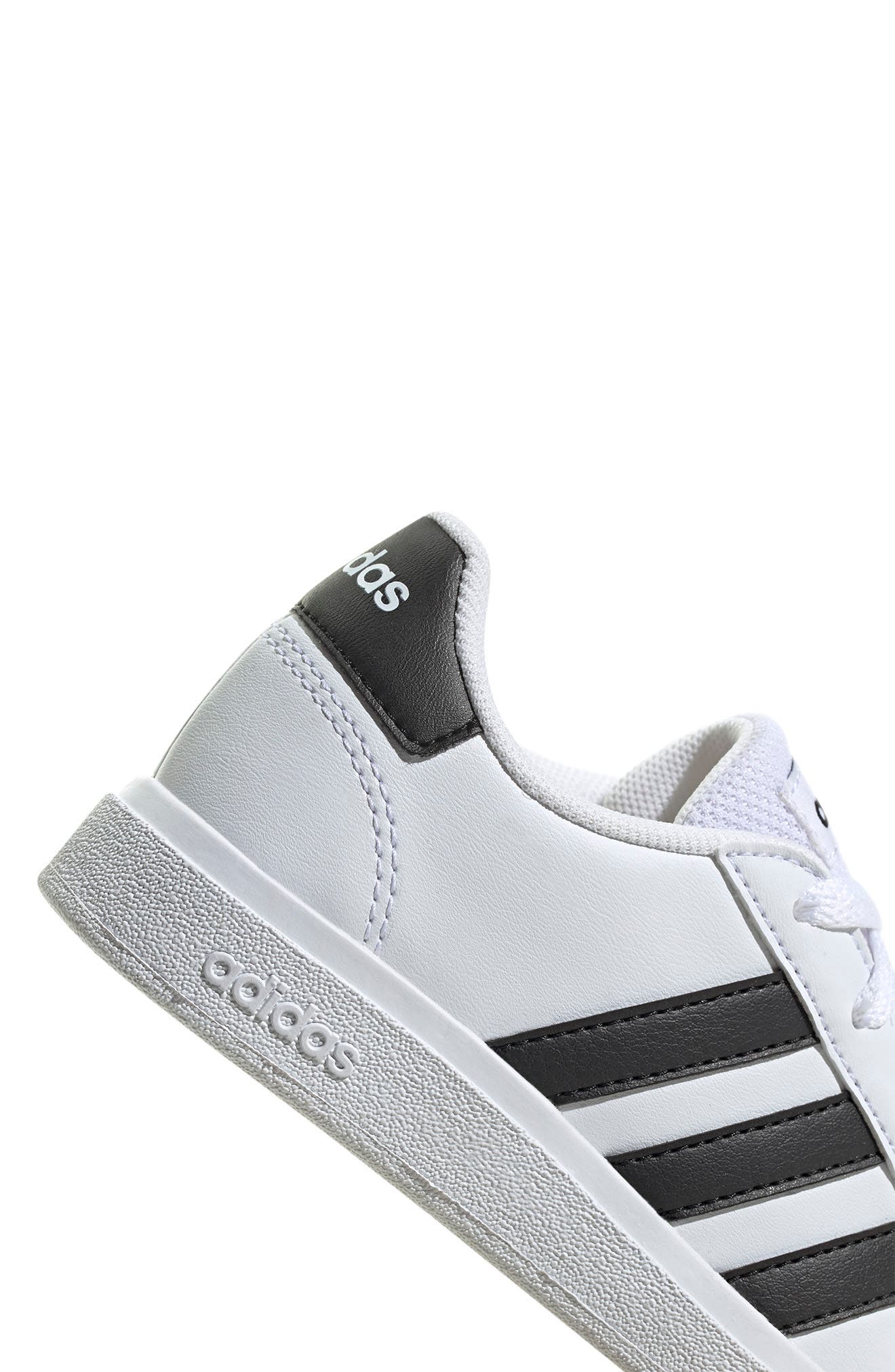 adidas Grand Court 2.0 Sneaker, Alternate, color, Ftwr White/Core Black/Core Black